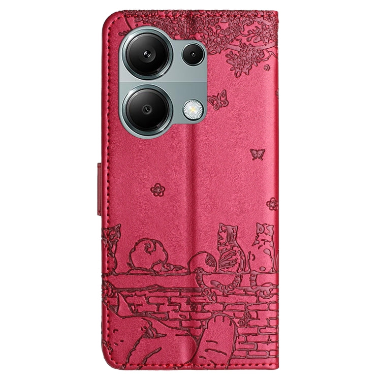 Cat Embossing Pattern Leather Phone Case with Lanyard, For Xiaomi Poco M6 Pro 4G, For Xiaomi Poco C65/Poco M6, For Xiaomi Redmi Note 13 Pro 4G, For Xiaomi Redmi Note 13 4G, For Xiaomi Redmi 13C 4G/5G/13R 5G, For Xiaomi Redmi Note 13 5G                 ...