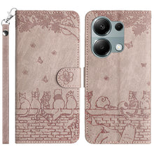 Load image into Gallery viewer, Cat Embossing Pattern Leather Phone Case with Lanyard, For Xiaomi Poco M6 Pro 4G, For Xiaomi Poco C65/Poco M6, For Xiaomi Redmi Note 13 Pro 4G, For Xiaomi Redmi Note 13 4G, For Xiaomi Redmi 13C 4G/5G/13R 5G, For Xiaomi Redmi Note 13 5G                 ...