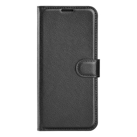 Litchi Texture Horizontal Flip Phone Case with Holder