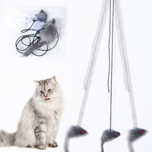 Load image into Gallery viewer, Hanging Door Retractable Cat Teaser Stick Pet Toy
