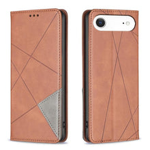 Load image into Gallery viewer, Rhombus Texture Magnetic Leather Phone Case, For iPhone 17 Pro Max, For iPhone 17 Pro, For iPhone 17, For iPhone Air, For iPhone 16 Pro Max, For iPhone 16 Pro, For iPhone 16 Plus, For iPhone 16
