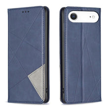 Load image into Gallery viewer, Rhombus Texture Magnetic Leather Phone Case, For iPhone 17 Pro Max, For iPhone 17 Pro, For iPhone 17, For iPhone Air, For iPhone 16 Pro Max, For iPhone 16 Pro, For iPhone 16 Plus, For iPhone 16
