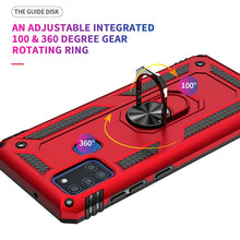 Load image into Gallery viewer, Shockproof TPU + PC Protective Case with 360 Degree Rotating Holder, For Samsung Galaxy A21s, For Samsung Galaxy A51 5G, For Samsung Galaxy A71 5G, For Samsung Galaxy S10 Lite / M80s / A91
