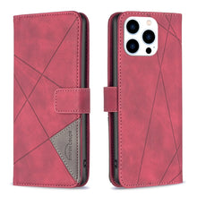 Load image into Gallery viewer, Magnetic Buckle Rhombus Texture Leather Phone Case, For iPhone 18 Pro/17 Pro, For iPhone 18 Pro Max/17 Pro Max, For iPhone 17, For iPhone 17 Air, For iPhone 16 Pro Max, For iPhone 16 Pro, For iPhone 16 Plus, For iPhone 16