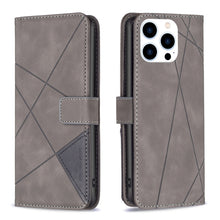 Load image into Gallery viewer, Magnetic Buckle Rhombus Texture Leather Phone Case, For iPhone 18 Pro/17 Pro, For iPhone 18 Pro Max/17 Pro Max, For iPhone 17, For iPhone 17 Air, For iPhone 16 Pro Max, For iPhone 16 Pro, For iPhone 16 Plus, For iPhone 16