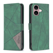 Load image into Gallery viewer, Magnetic Buckle Rhombus Texture Leather Phone Case, For iPhone 18 Pro/17 Pro, For iPhone 18 Pro Max/17 Pro Max, For iPhone 17, For iPhone 17 Air, For iPhone 16 Pro Max, For iPhone 16 Pro, For iPhone 16 Plus, For iPhone 16