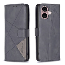 Load image into Gallery viewer, Magnetic Buckle Rhombus Texture Leather Phone Case, For iPhone 18 Pro/17 Pro, For iPhone 18 Pro Max/17 Pro Max, For iPhone 17, For iPhone 17 Air, For iPhone 16 Pro Max, For iPhone 16 Pro, For iPhone 16 Plus, For iPhone 16