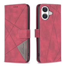 Load image into Gallery viewer, Magnetic Buckle Rhombus Texture Leather Phone Case, For iPhone 18 Pro/17 Pro, For iPhone 18 Pro Max/17 Pro Max, For iPhone 17, For iPhone 17 Air, For iPhone 16 Pro Max, For iPhone 16 Pro, For iPhone 16 Plus, For iPhone 16