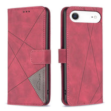 Load image into Gallery viewer, Magnetic Buckle Rhombus Texture Leather Phone Case, For iPhone 18 Pro/17 Pro, For iPhone 18 Pro Max/17 Pro Max, For iPhone 17, For iPhone 17 Air, For iPhone 16 Pro Max, For iPhone 16 Pro, For iPhone 16 Plus, For iPhone 16