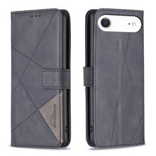 Load image into Gallery viewer, Magnetic Buckle Rhombus Texture Leather Phone Case, For iPhone 18 Pro/17 Pro, For iPhone 18 Pro Max/17 Pro Max, For iPhone 17, For iPhone 17 Air, For iPhone 16 Pro Max, For iPhone 16 Pro, For iPhone 16 Plus, For iPhone 16