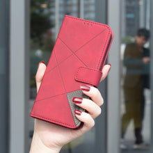 Load image into Gallery viewer, Magnetic Buckle Rhombus Texture Leather Phone Case, For iPhone 18 Pro/17 Pro, For iPhone 18 Pro Max/17 Pro Max, For iPhone 17, For iPhone 17 Air, For iPhone 16 Pro Max, For iPhone 16 Pro, For iPhone 16 Plus, For iPhone 16