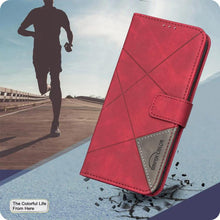 Load image into Gallery viewer, Magnetic Buckle Rhombus Texture Leather Phone Case, For iPhone 18 Pro/17 Pro, For iPhone 18 Pro Max/17 Pro Max, For iPhone 17, For iPhone 17 Air, For iPhone 16 Pro Max, For iPhone 16 Pro, For iPhone 16 Plus, For iPhone 16