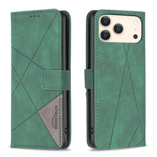 Load image into Gallery viewer, Magnetic Buckle Rhombus Texture Leather Phone Case, For iPhone 18 Pro/17 Pro, For iPhone 18 Pro Max/17 Pro Max, For iPhone 17, For iPhone 17 Air, For iPhone 16 Pro Max, For iPhone 16 Pro, For iPhone 16 Plus, For iPhone 16