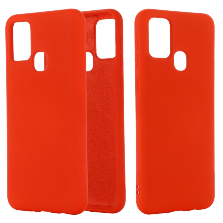 Pure Color Liquid Silicone Shockproof Full Coverage Case