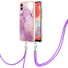 Load image into Gallery viewer, Electroplating Marble Dual-side IMD Phone Case with Lanyard