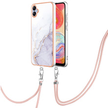 Load image into Gallery viewer, Electroplating Marble Dual-side IMD Phone Case with Lanyard