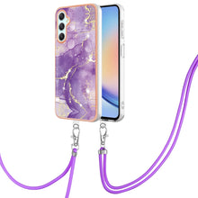 Load image into Gallery viewer, Electroplating Marble Dual-side IMD Phone Case with Lanyard