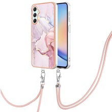 Load image into Gallery viewer, Electroplating Marble Dual-side IMD Phone Case with Lanyard