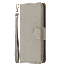Load image into Gallery viewer, Litchi Texture Pure Color Flip Leather Phone Case, For iPhone 15 Plus, For iPhone 15