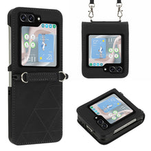 Load image into Gallery viewer, Crossbody 3D Embossed Flip Leather Phone Case