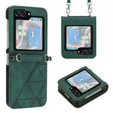 Load image into Gallery viewer, Crossbody 3D Embossed Flip Leather Phone Case