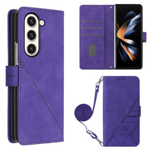 Load image into Gallery viewer, Crossbody 3D Embossed Flip Leather Phone Case, For Samsung Galaxy A15, For Samsung Galaxy Z Fold5 5G, For Samsung Galaxy A25 5G / A24, For Samsung Galaxy S23 FE 5G, For Samsung Galaxy A05, For Samsung Galaxy Z Flip5 5G, For Samsung Galaxy A05s