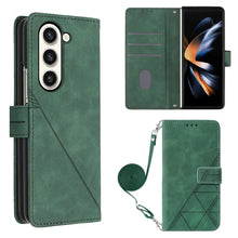 Load image into Gallery viewer, Crossbody 3D Embossed Flip Leather Phone Case