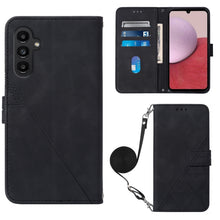 Load image into Gallery viewer, Crossbody 3D Embossed Flip Leather Phone Case, For Samsung Galaxy A15, For Samsung Galaxy Z Fold5 5G, For Samsung Galaxy A25 5G / A24, For Samsung Galaxy S23 FE 5G, For Samsung Galaxy A05, For Samsung Galaxy Z Flip5 5G, For Samsung Galaxy A05s