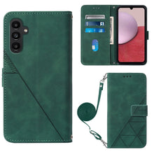 Load image into Gallery viewer, Crossbody 3D Embossed Flip Leather Phone Case, For Samsung Galaxy A15, For Samsung Galaxy Z Fold5 5G, For Samsung Galaxy A25 5G / A24, For Samsung Galaxy S23 FE 5G, For Samsung Galaxy A05, For Samsung Galaxy Z Flip5 5G, For Samsung Galaxy A05s