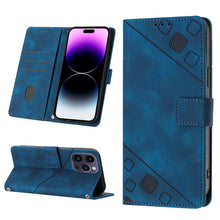 Load image into Gallery viewer, Skin-feel Embossed Leather Phone Case, For iPhone 16, For iPhone 15 Pro Max, For iPhone 15 Pro, For iPhone 15 Plus, For iPhone 15, For iPod Touch 7 / 6 / 5