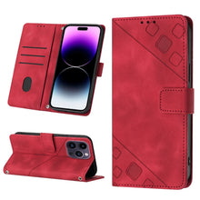 Load image into Gallery viewer, Skin-feel Embossed Leather Phone Case, For iPhone 16, For iPhone 15 Pro Max, For iPhone 15 Pro, For iPhone 15 Plus, For iPhone 15, For iPod Touch 7 / 6 / 5