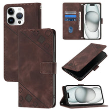Load image into Gallery viewer, Skin-feel Embossed Leather Phone Case, For iPhone 17 Pro Max, For iPhone 17 Pro, For iPhone 17, For iPhone Air, For iPhone SE 2024, For iPhone 16 Pro Max, For iPhone 16 Pro, For iPhone 16 Plus