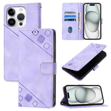 Load image into Gallery viewer, Skin-feel Embossed Leather Phone Case, For iPhone 17 Pro Max, For iPhone 17 Pro, For iPhone 17, For iPhone Air, For iPhone SE 2024, For iPhone 16 Pro Max, For iPhone 16 Pro, For iPhone 16 Plus