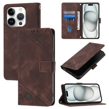 Load image into Gallery viewer, Skin-feel Embossed Leather Phone Case, For iPhone 17 Pro Max, For iPhone 17 Pro, For iPhone 17, For iPhone Air, For iPhone SE 2024, For iPhone 16 Pro Max, For iPhone 16 Pro, For iPhone 16 Plus