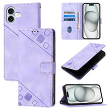 Load image into Gallery viewer, Skin-feel Embossed Leather Phone Case, For iPhone 17 Pro Max, For iPhone 17 Pro, For iPhone 17, For iPhone Air, For iPhone SE 2024, For iPhone 16 Pro Max, For iPhone 16 Pro, For iPhone 16 Plus