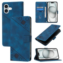 Load image into Gallery viewer, Skin-feel Embossed Leather Phone Case, For iPhone 17 Pro Max, For iPhone 17 Pro, For iPhone 17, For iPhone Air, For iPhone SE 2024, For iPhone 16 Pro Max, For iPhone 16 Pro, For iPhone 16 Plus