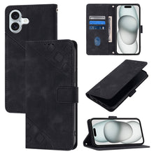Load image into Gallery viewer, Skin-feel Embossed Leather Phone Case, For iPhone 17 Pro Max, For iPhone 17 Pro, For iPhone 17, For iPhone Air, For iPhone SE 2024, For iPhone 16 Pro Max, For iPhone 16 Pro, For iPhone 16 Plus