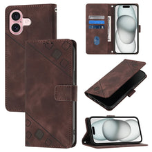 Load image into Gallery viewer, Skin-feel Embossed Leather Phone Case, For iPhone 16, For iPhone 15 Pro Max, For iPhone 15 Pro, For iPhone 15 Plus, For iPhone 15, For iPod Touch 7 / 6 / 5