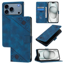 Load image into Gallery viewer, Skin-feel Embossed Leather Phone Case, For iPhone 17 Pro Max, For iPhone 17 Pro, For iPhone 17, For iPhone Air, For iPhone SE 2024, For iPhone 16 Pro Max, For iPhone 16 Pro, For iPhone 16 Plus