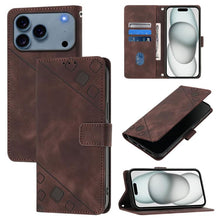 Load image into Gallery viewer, Skin-feel Embossed Leather Phone Case, For iPhone 17 Pro Max, For iPhone 17 Pro, For iPhone 17, For iPhone Air, For iPhone SE 2024, For iPhone 16 Pro Max, For iPhone 16 Pro, For iPhone 16 Plus