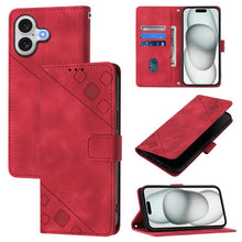 Load image into Gallery viewer, Skin-feel Embossed Leather Phone Case, For iPhone 17 Pro Max, For iPhone 17 Pro, For iPhone 17, For iPhone Air, For iPhone SE 2024, For iPhone 16 Pro Max, For iPhone 16 Pro, For iPhone 16 Plus