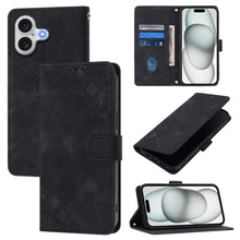 Load image into Gallery viewer, Skin-feel Embossed Leather Phone Case, For iPhone 17 Pro Max, For iPhone 17 Pro, For iPhone 17, For iPhone Air, For iPhone SE 2024, For iPhone 16 Pro Max, For iPhone 16 Pro, For iPhone 16 Plus
