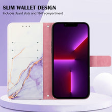 Load image into Gallery viewer, PT003 Marble Pattern Flip Leather Phone Case, For iPhone 15 Pro Max, For iPhone 15 Pro, For iPhone 15 Plus, For iPhone 15, For iPod Touch 7 / 6 / 5
