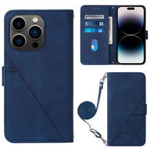 Load image into Gallery viewer, Crossbody 3D Embossed Flip Leather Phone Case, For iPhone 16, For iPhone 15 Pro Max, For iPhone 15 Pro, For iPhone 15 Plus, For iPhone 15, For iPod Touch 7 / 6 / 5