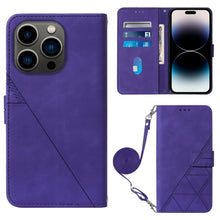 Load image into Gallery viewer, Crossbody 3D Embossed Flip Leather Phone Case, For iPhone 16, For iPhone 15 Pro Max, For iPhone 15 Pro, For iPhone 15 Plus, For iPhone 15, For iPod Touch 7 / 6 / 5
