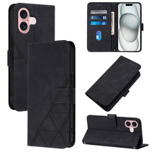 Load image into Gallery viewer, Crossbody 3D Embossed Flip Leather Phone Case, For iPhone 16, For iPhone 15 Pro Max, For iPhone 15 Pro, For iPhone 15 Plus, For iPhone 15, For iPod Touch 7 / 6 / 5