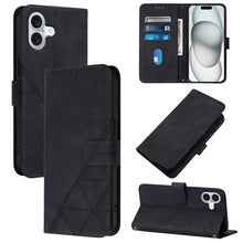 Load image into Gallery viewer, Crossbody 3D Embossed Flip Leather Phone Case, For iPhone 16e / 17e, For iPhone 17 Pro Max, For iPhone 17 Pro, For iPhone 17, For iPhone Air, For iPhone 16 Pro Max, For iPhone 16 Pro, For iPhone 16 Plus