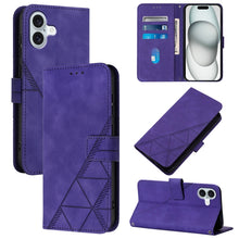 Load image into Gallery viewer, Crossbody 3D Embossed Flip Leather Phone Case, For iPhone 16e / 17e, For iPhone 17 Pro Max, For iPhone 17 Pro, For iPhone 17, For iPhone Air, For iPhone 16 Pro Max, For iPhone 16 Pro, For iPhone 16 Plus
