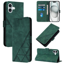 Load image into Gallery viewer, Crossbody 3D Embossed Flip Leather Phone Case, For iPhone 16e / 17e, For iPhone 17 Pro Max, For iPhone 17 Pro, For iPhone 17, For iPhone Air, For iPhone 16 Pro Max, For iPhone 16 Pro, For iPhone 16 Plus