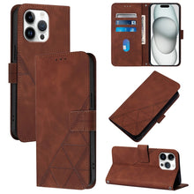 Load image into Gallery viewer, Crossbody 3D Embossed Flip Leather Phone Case, For iPhone 16e / 17e, For iPhone 17 Pro Max, For iPhone 17 Pro, For iPhone 17, For iPhone Air, For iPhone 16 Pro Max, For iPhone 16 Pro, For iPhone 16 Plus